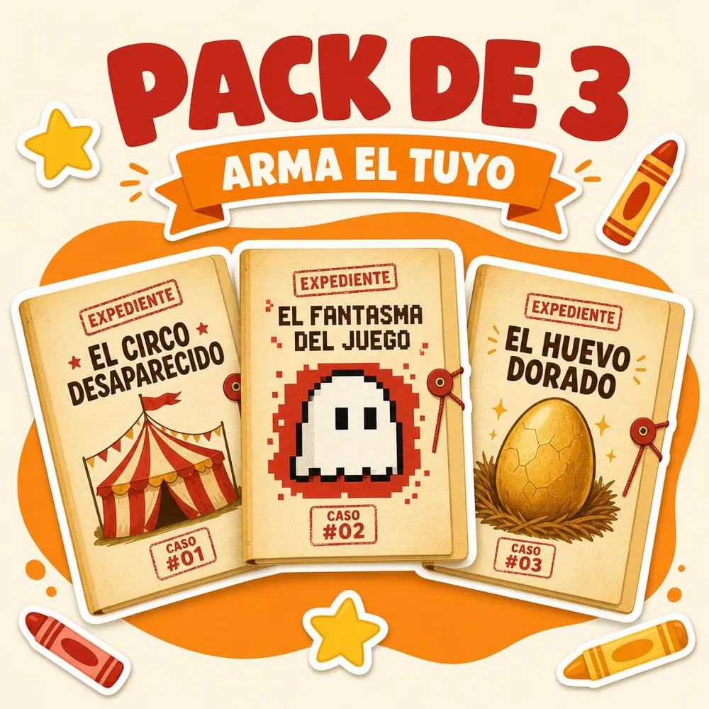 PACK DE 3 HISTORIAS